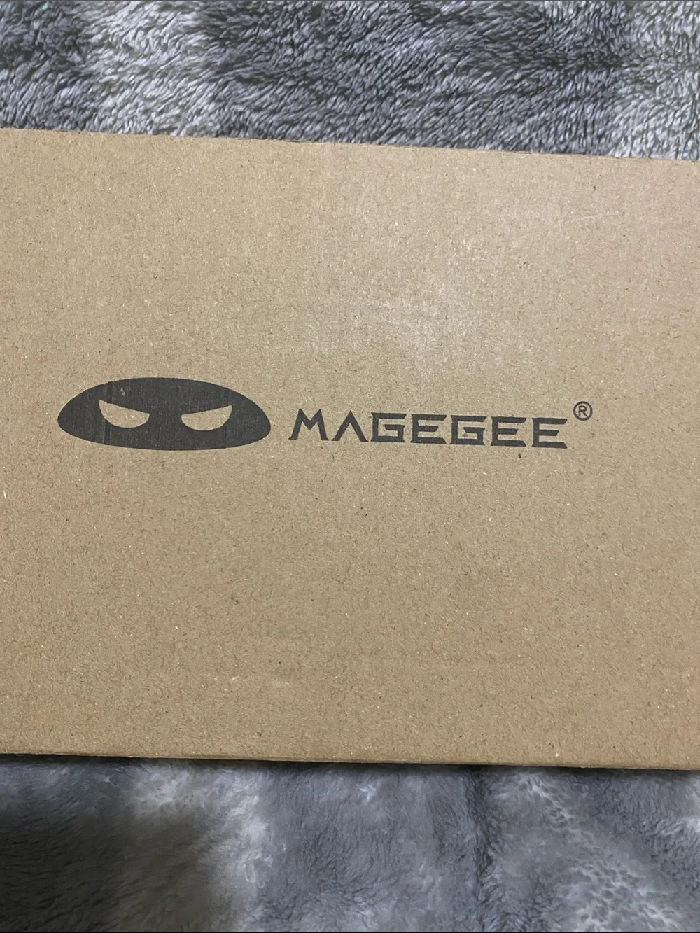 Magegee MK-STAR61 Compact Blue Backlit Mechanical Keyboard - Gray/Black/Maroon